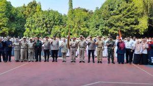 Apel Pagi Bersama Forkopimko Jakarta Utara di SMA Negeri 52 Jakarta