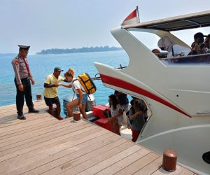 Satuan Pengamanan Objek Vital (Sat Pam Obvit) Intensifkan Patroli dan Sambang ke Pulau Macan, Ajak Wisatawan Prioritaskan Keselamatan