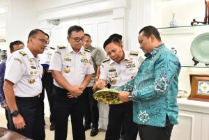 Kepala Bakamla RI Lakukan Courtesy Call ke Pimpinan 1 BPK RI