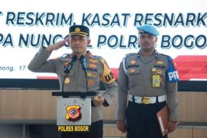 Kapolres Bogor Pimpin Pelantikan Kasat dan Kapolsek Jajaran Polres Bogor