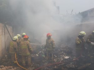 Akibat Gas Bocor, Satu Rumah Terbakar di Kalibaru Cilincing