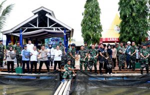 Pangkalan TNI AL Angkatan Laut Palembang Gelar Gerakan Nasional Ketahanan Pangan Tahun 2023