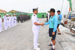 Lantamal l Lepas Keberangkatan Kapal Perang India INS Sudarshini