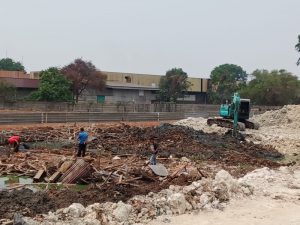 Penertiban Tempat Pemancingan di Lahan Pemprov DKI Jakarta di Kelapa Gading