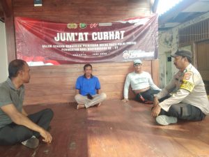 Bhabinkamtibmas Pulau Sabira, Polres Kepulauan Seribu, Gelar Kegiatan Jumat Curhat untuk Dialog dan Cari Solusi Bersama Warga