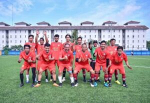 Jalin Silaturahmi Anak Rantau Cirebon Bermain Sepak Bola