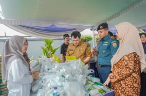 Peringati HUT Armada Tahun 2023, Lanal Palembang Adakan Bazar Murah