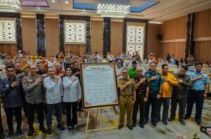 Komandan Lanal Palembang Hadiri Deklarasi Damai Pemilu 2024