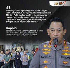 Jenderal Polisi Listyo Sigit Prabowo Menerima Kunjungan Panglima Jenderal TNI Agus Subiyanto