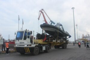 Sea Rider “Rigid Bouyancy Boat“ Perkuat Satkamla Lanal Bengkulu