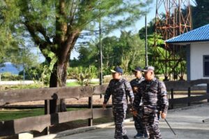 Danlanal Simeulue Sambut Kunjungan Danguskamla Koarmada I Ke Mako Lanal Simeulue