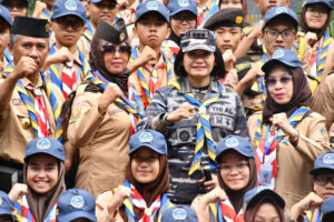 Komandan Lanal Bandung Pimpin Upacara Pembukaan Pendidikan dan Latihan Dayung Serasi Tahun 2024 Saka Bahari Kwarcab Kota Bandung