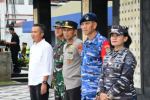 Komandan Lanal Bandung Bersama Unsur Forkopimda Lepas Keberangkatan Presiden RI Usai Laksanakan Kunker di Wilayah Jawa Barat