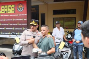 Ungkap Komplotan Bahari, Polsek Tanjung Priok Sita 12 Motor Hasil Curian