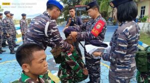 Penutupan Masa Orientasi Bintara dan Tamtama Remaja Angkatan 43 Gelombang I Lanal Tarempa