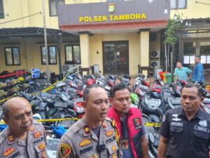 Puluhan Sepeda Motor Curian Diamankan, Polsek Tambora Amankan 3 Pelaku Curanmor