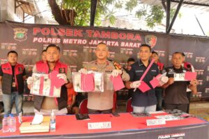 Hasil Pencurian Sepeda Motor di Tambora, Pelaku Pergunakan Untuk Judi Slot dan Beli Narkoba