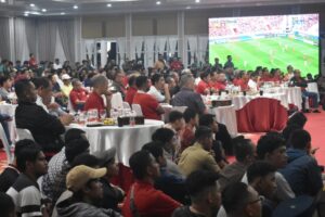 Danlantamal I Beserta Forkopimda Provinsi Sumatera Utara Nobar Semi Final Piala Asia U-23 Tahun 2024