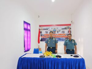 Danlanal Simeulue Ikuti Fokus Group Discussion (FGD) Koarmada RI Tahun 2024 Melalui Vicon