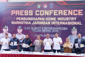 Polda Metro Jaya Berhasil Ungkap Home Industry Narkoba Jenis Tablet Pil PCC