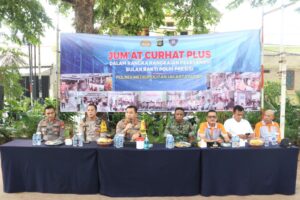 Jum’at Curhat Kapolres Metro Jakarta Pusat Gelar Bakti Polri Presisi Bersama Warga