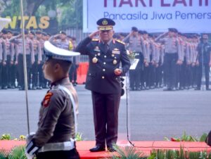 Peringati Hari Lahir Pancasila, Polda Metro Jaya Gelar Upacara