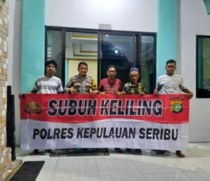 Briptu Andika Fajar Sampaikan Himbauan Penting dalam Subuh Keliling di Pulau Tidung