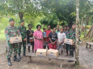 Cinta Kasih TNI Berikan Kebahagiaan Masyarakat Papua