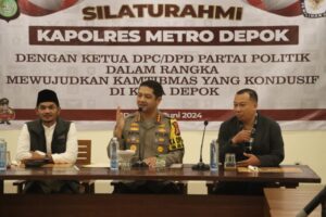 Silaturahim Kapolres Metro Depok Dengan DPC dan DPD Partai Politik