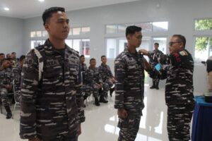 Komandan Lanal Dabo Singkep Resmi Buka Latihan VBSS Lanal Dabo Singkep