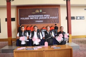 Sat Reskrim Polres Metro Jakarta Pusat Ringkus Pelaku Sindikat Curanmor