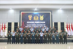 Pangdam XII/Tpr Pimpin Sidang Tingkat Panda Penerimaan Calon Taruna Akademi TNI TA 2024 Panselinda Pontianak