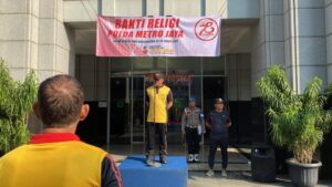 Polsek Koja Polres Metro Jakarta Utara Gelar Bakti Religi di Masjid Raya Jakarta Islamic Centre Sambut HUT Bhayangkara ke-78