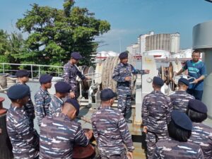 Tingkatkan Profesionalisme Prajurit, Satlinlamil 3 Laksanakan Latihan Dukungan Fasilitas Labuh Triwulan II TA. 2024