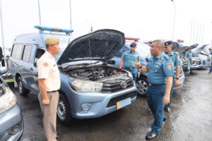 Lantamal I Gelar Apel Kesiapan Kendaraan Dinas Operasional