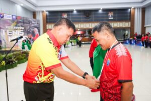 Kasdam Resmi Buka Kejuaraan Tenis Meja Piala Pangdam XII/Tpr