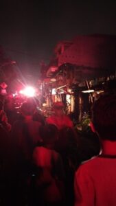 10 Rumah Tinggal Hangus Terbakar di Jalan F Kebon Baru Semper Barat