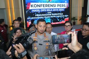 Operasi Nila Jaya 2024, Polrestro Tangerang Kota Musnahkan 3,89 Kg BB Sabu dan Ribuan Pil Exstas