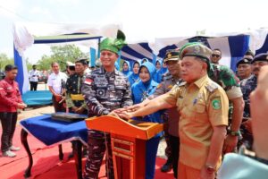 Danlanal Dumai Resmikan Gedung Baru Pos TNI AL Selatpanjang