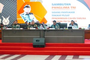 Panglima TNI Pimpin Sidang Pantukhir Pusat Taruna Akademi TNI Tahun 2024