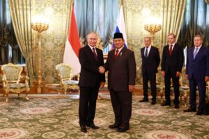 Menhan Prabowo Melakukan Pertemuan dengan Presiden Rusia Vladimir Putin, di Rusia