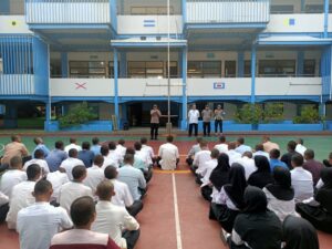 Kapolsek Kepulauan Seribu Selatan AKP Sugianto Berikan Penyuluhan Mengenai Kenakalan Remaja di SMKN 61 Jakarta, Pulau Tidung