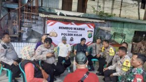 Program Sambang dan Rembug Warga Polsek Koja di Kelurahan Rawabadak Utara