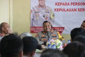 Kapolres Kepulauan Seribu AKBP Ajie Lukman Hidayat Laksanakan Kunjungan Kerja ke Polsek Kepulauan Seribu Utara dan Selatan