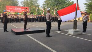 Polres Metro Bekasi Kota Gelar Upacara HUT RI ke-79 dengan Tema “Nusantara Baru Indonesia Maju”