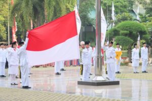 Polres Metro Jakut Bersama Forkopimko Gelar Upacara Perayaan HUT RI Ke 79