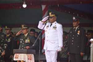 Komandan Kodim 1710/Mimika Laksanakan Upacara Peringatan HUT Ke-79 Republik Indonesia