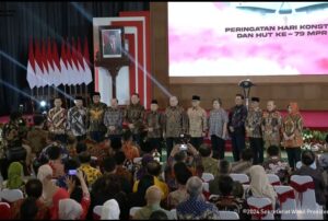 Irjen TNI Hadiri Peringatan Hari Konstitusi MPR di Kompleks Parlemen Jakarta Pusat