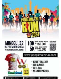 Semarakan HUT Ke-79 TNI, Ayo Ikuti dan Bergabung Bersama Panglima TNI Run Tahun 2024