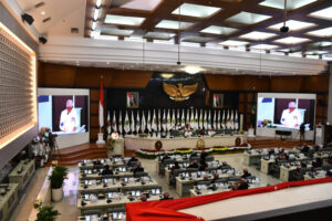 Komandan Lanal Bandung Hadiri Rapat Paripurna DPRD Provjnsi Jawa Barat Dalam Rangka Memperingati Hari Jadi Ke-79 Provinsi Jawa Barat